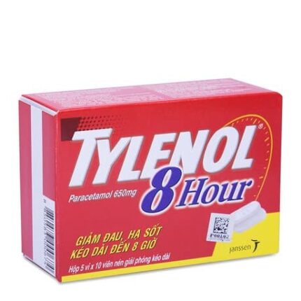 Thuốc giảm đau Tylenol 8 hour 650mg (10 Viên/Vỉ)