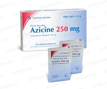 Thuốc kháng sinh Azicine 250 mg (3 gói/Đơn)