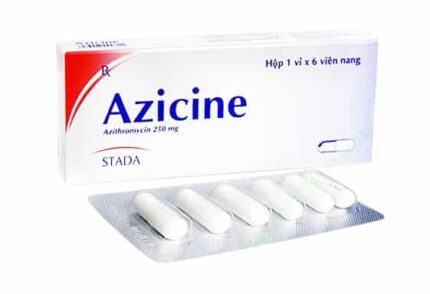 Thuốc kháng sinh Azicine 250mg dạng viên (6 viên/Hộp)